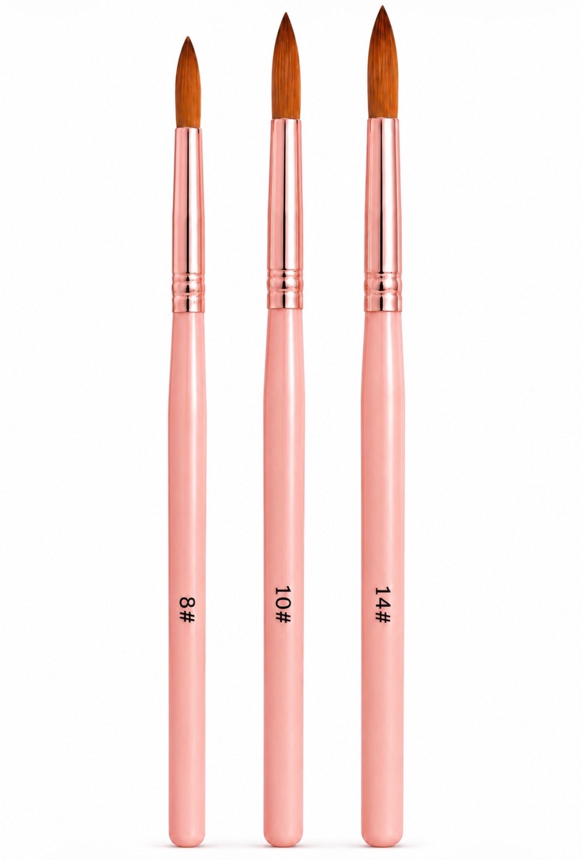 3-Piece Acrylic Brush Set