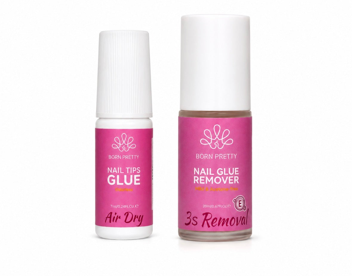 Brush-On Nail Glue & Glue Remover Duo
