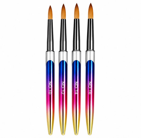 4-Piece Acrylic Brush Set