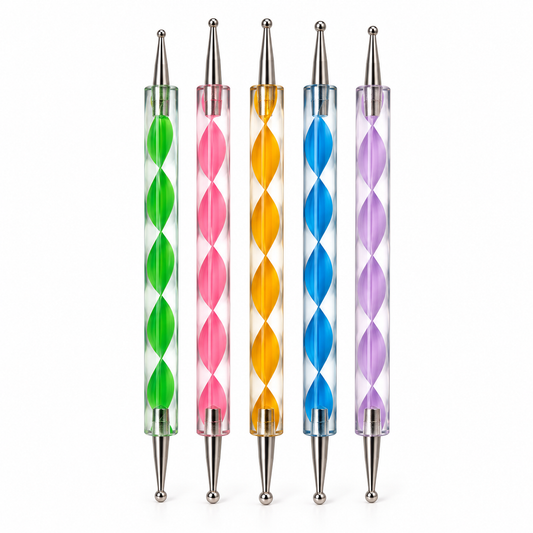 5-Piece Double-Sided Nail Dotting Tool Set – Nail Art Design Tools