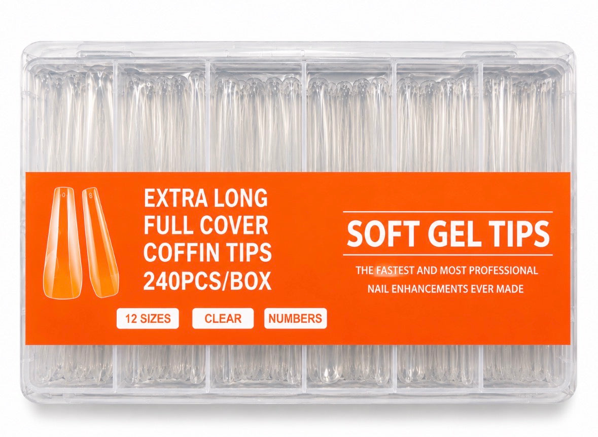 Soft Gel Nail Tips – (240pcs)