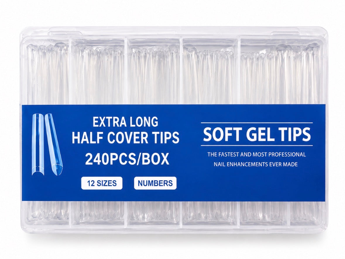 Soft Gel Nail Tips – (240pcs)