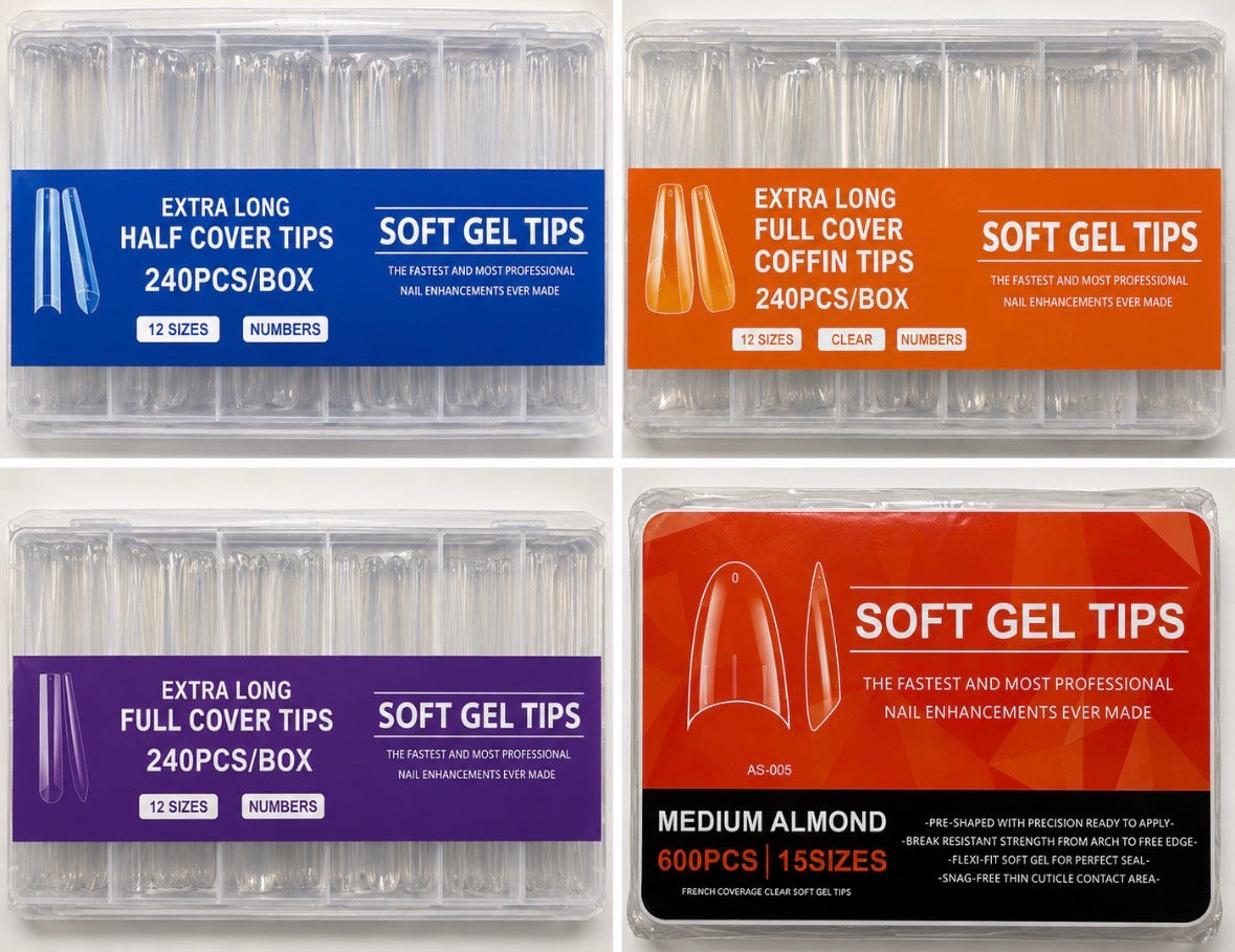 Soft Gel Nail Tips – (240pcs)