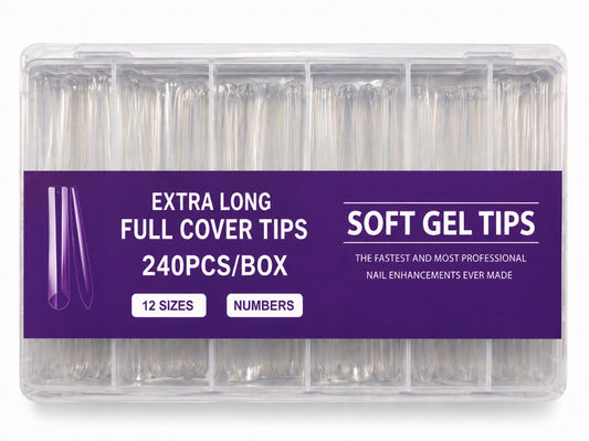 Soft Gel Nail Tips – (240pcs)