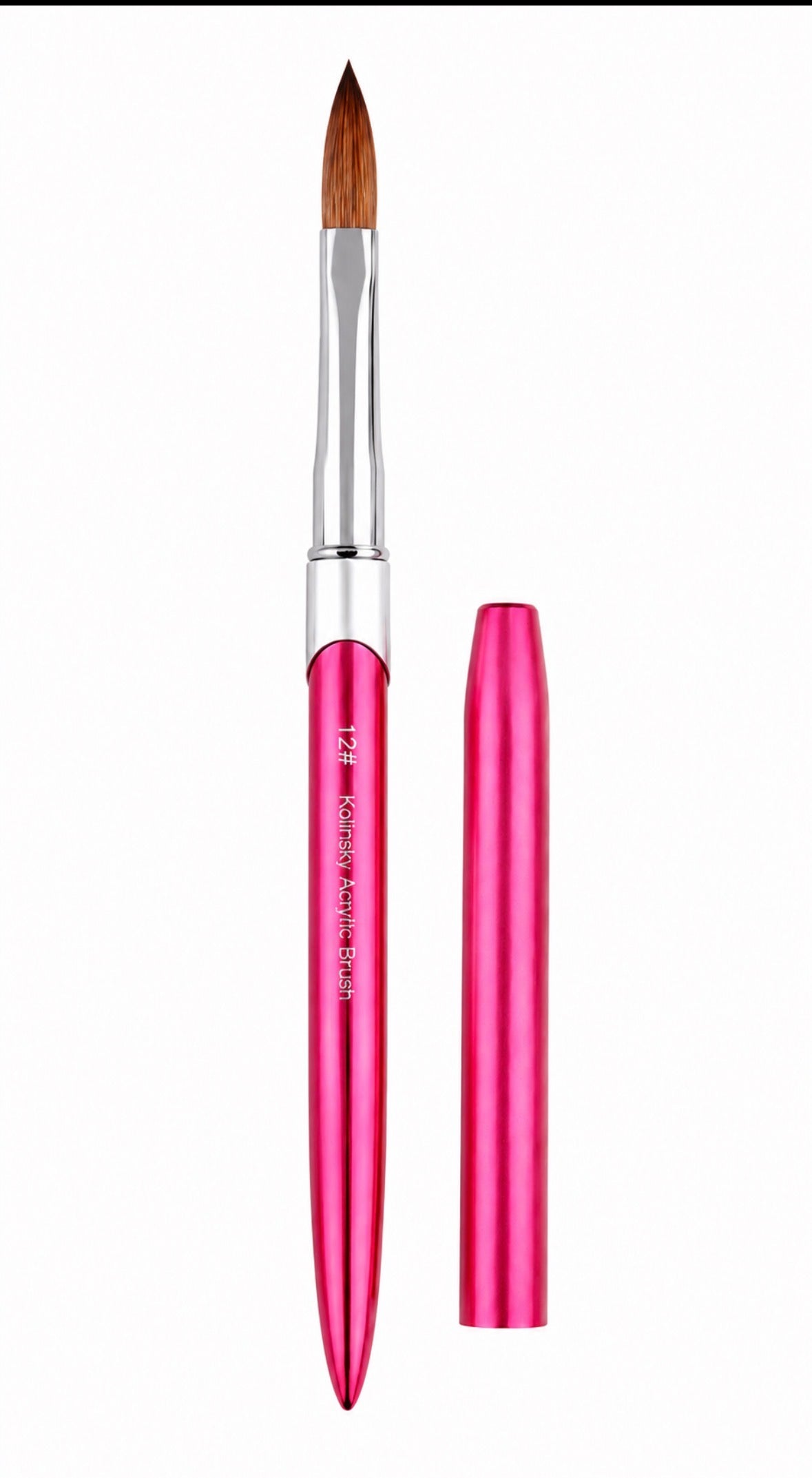 100% Pure Kolinsky Acrylic Brush (Size #12)