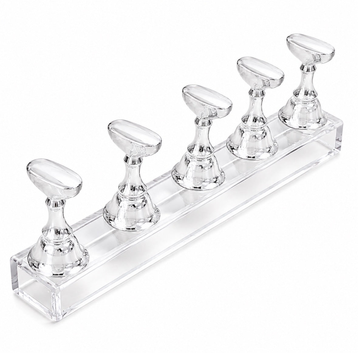 2pcs Nail Stand For Press Ons. Magnetic Nail Holder and Double-Sided Tape